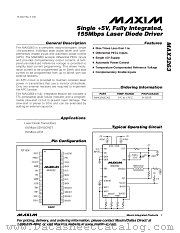 MAX3263 datasheet pdf MAXIM - Dallas Semiconductor