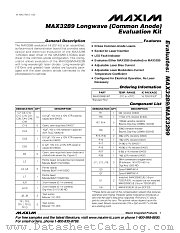 MAX3289EVKIT datasheet pdf MAXIM - Dallas Semiconductor