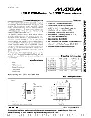 MAX3452E datasheet pdf MAXIM - Dallas Semiconductor