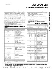 MAX3509EVKIT datasheet pdf MAXIM - Dallas Semiconductor