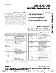 MAX3524EVKIT datasheet pdf MAXIM - Dallas Semiconductor