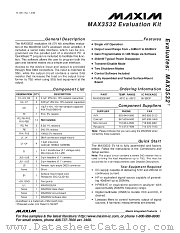 MAX3532EVKIT datasheet pdf MAXIM - Dallas Semiconductor