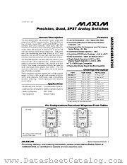 MAX365 datasheet pdf MAXIM - Dallas Semiconductor