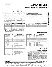 MAX3741EVKIT datasheet pdf MAXIM - Dallas Semiconductor
