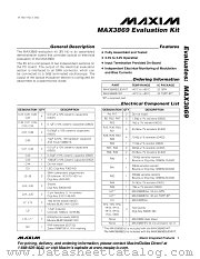 MAX3869EVKIT datasheet pdf MAXIM - Dallas Semiconductor