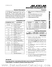 MAX3882EVKIT datasheet pdf MAXIM - Dallas Semiconductor