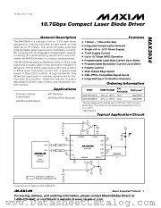 MAX3934 datasheet pdf MAXIM - Dallas Semiconductor
