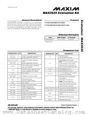MAX3935EVKIT datasheet pdf MAXIM - Dallas Semiconductor