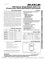 MAX4217 datasheet pdf MAXIM - Dallas Semiconductor