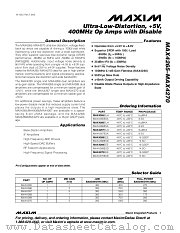 MAX4265 datasheet pdf MAXIM - Dallas Semiconductor
