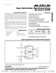 MAX4369 datasheet pdf MAXIM - Dallas Semiconductor