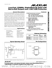 MAX4385E datasheet pdf MAXIM - Dallas Semiconductor