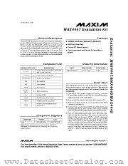 MAX4449EVKIT datasheet pdf MAXIM - Dallas Semiconductor