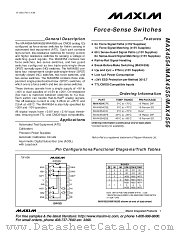 MAX4556 datasheet pdf MAXIM - Dallas Semiconductor