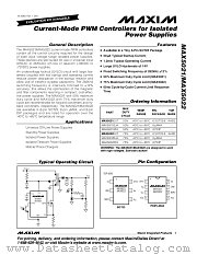 MAX5021 datasheet pdf MAXIM - Dallas Semiconductor