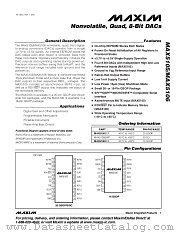 MAX5106 datasheet pdf MAXIM - Dallas Semiconductor