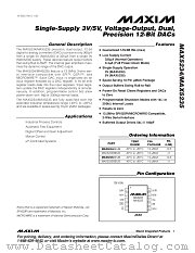 MAX5235 datasheet pdf MAXIM - Dallas Semiconductor