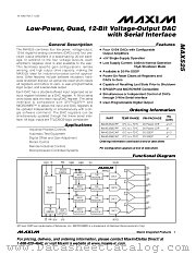 MAX525 datasheet pdf MAXIM - Dallas Semiconductor