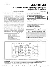 MAX5253 datasheet pdf MAXIM - Dallas Semiconductor
