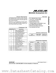 MAX608EVKIT datasheet pdf MAXIM - Dallas Semiconductor