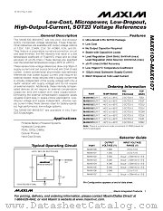 MAX6103 datasheet pdf MAXIM - Dallas Semiconductor
