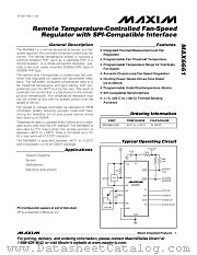MAX6661 datasheet pdf MAXIM - Dallas Semiconductor