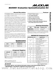 MAX6901EVKIT datasheet pdf MAXIM - Dallas Semiconductor