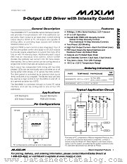 MAX6965 datasheet pdf MAXIM - Dallas Semiconductor