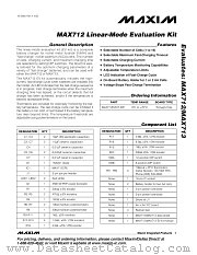 MAX712EVKIT datasheet pdf MAXIM - Dallas Semiconductor
