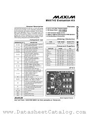 MAX742EVKIT datasheet pdf MAXIM - Dallas Semiconductor