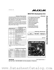 MAX764EVKIT datasheet pdf MAXIM - Dallas Semiconductor