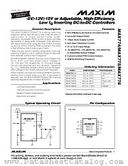 MAX774 datasheet pdf MAXIM - Dallas Semiconductor