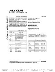 MAX833EVKIT datasheet pdf MAXIM - Dallas Semiconductor
