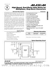 MAX8523 datasheet pdf MAXIM - Dallas Semiconductor