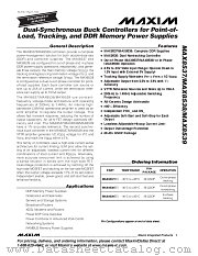 MAX8539 datasheet pdf MAXIM - Dallas Semiconductor