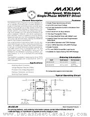 MAX8552 datasheet pdf MAXIM - Dallas Semiconductor