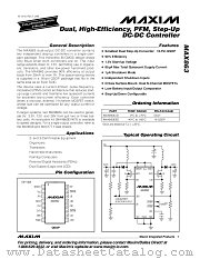MAX863 datasheet pdf MAXIM - Dallas Semiconductor
