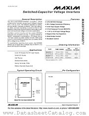 MAX870 datasheet pdf MAXIM - Dallas Semiconductor