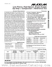 MAX9000 datasheet pdf MAXIM - Dallas Semiconductor
