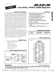 MAX9150 datasheet pdf MAXIM - Dallas Semiconductor