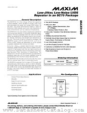 MAX9155 datasheet pdf MAXIM - Dallas Semiconductor