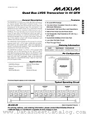 MAX9158 datasheet pdf MAXIM - Dallas Semiconductor