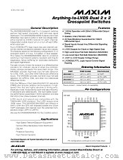 MAX9392 datasheet pdf MAXIM - Dallas Semiconductor