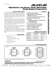 MAX942 datasheet pdf MAXIM - Dallas Semiconductor