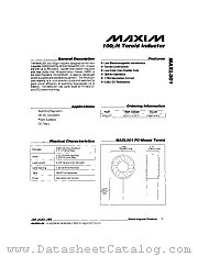 MAXL001 datasheet pdf MAXIM - Dallas Semiconductor