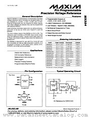 MX584 datasheet pdf MAXIM - Dallas Semiconductor