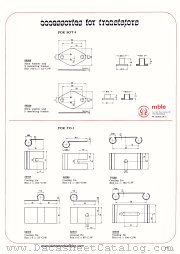 TO-72 ACCESSORIES datasheet pdf mble