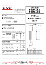 548B datasheet pdf Micro Commercial Components