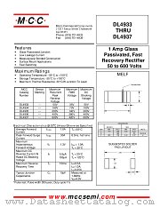 DL4934 datasheet pdf Micro Commercial Components