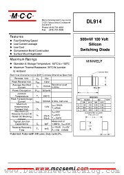 DL914 datasheet pdf Micro Commercial Components